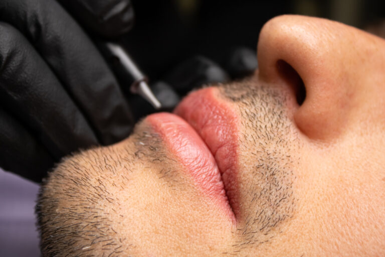 Crafting Confidence: The Allure of Lip Tattoo for Men